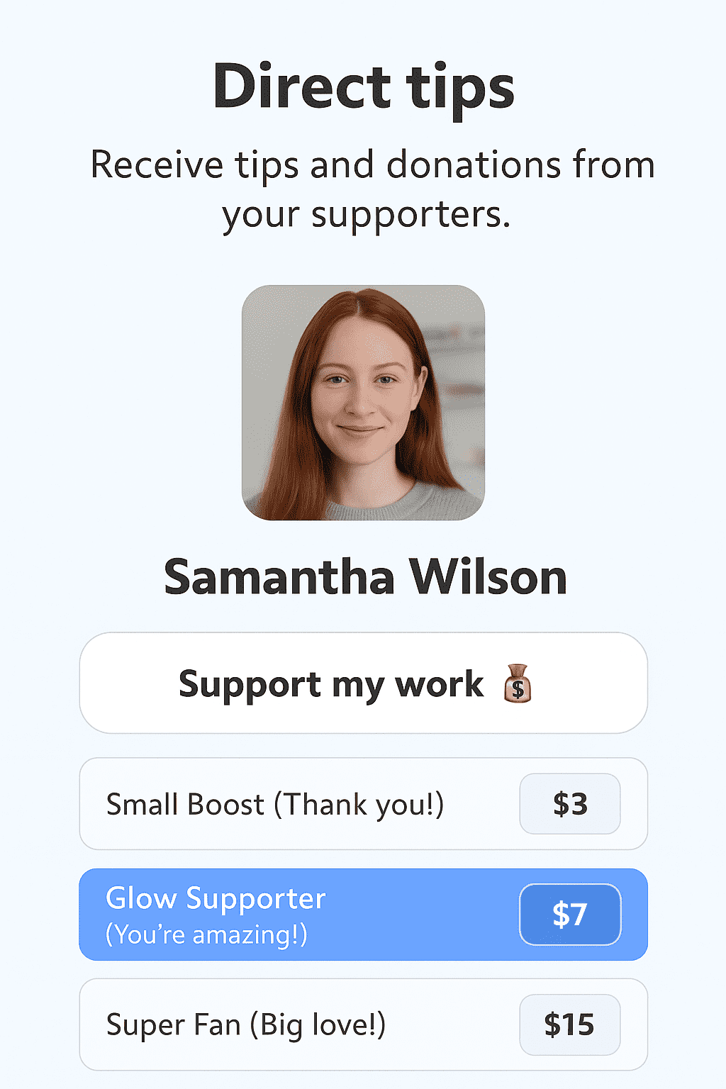 Virtual Tip Jar