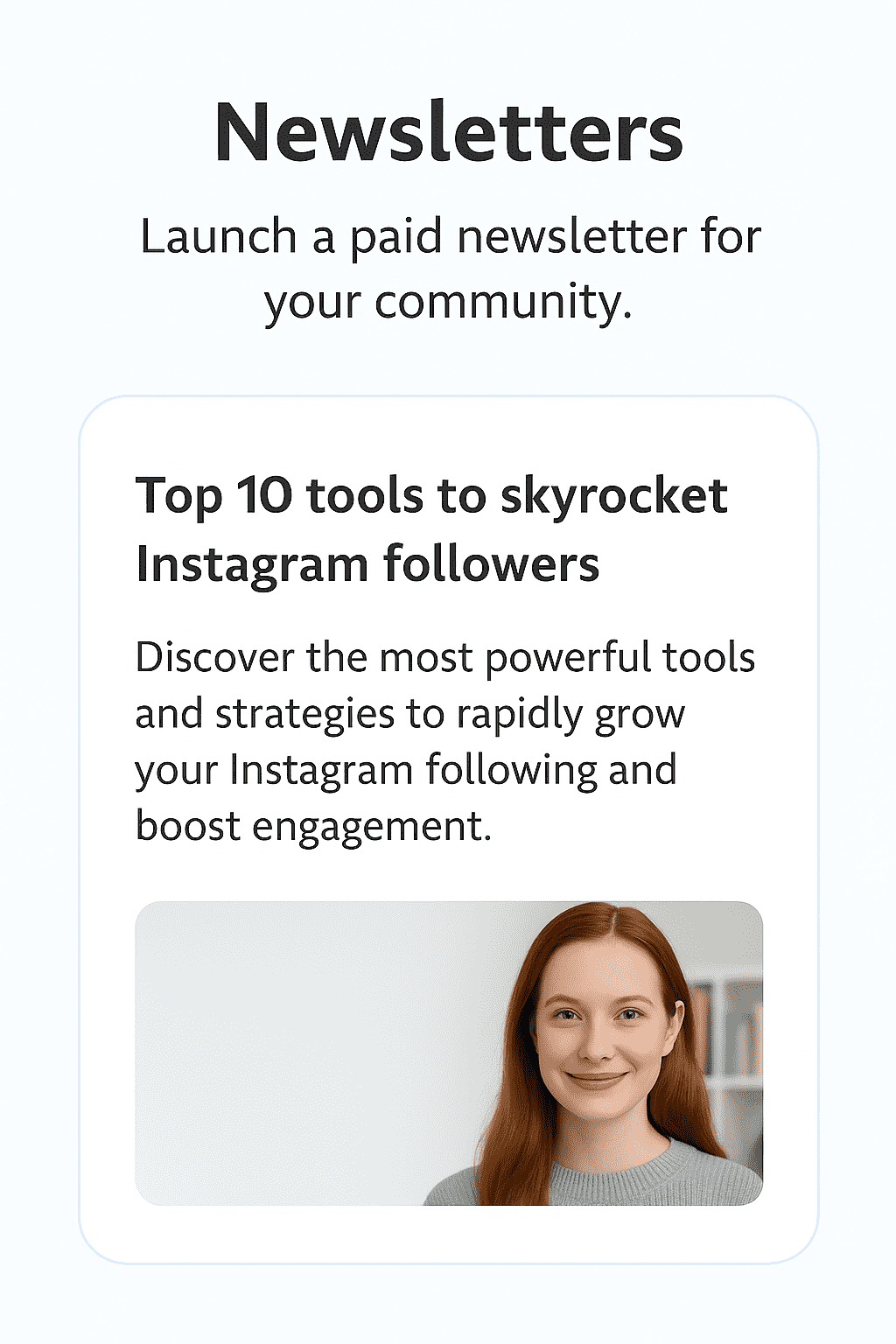 Event carousels feature